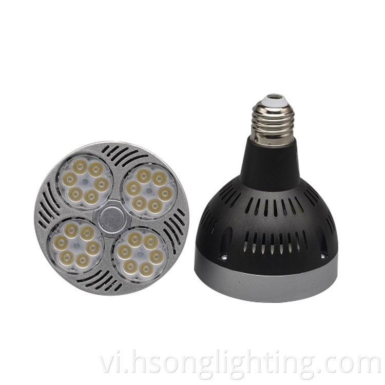 Những người mới đến mới chống ánh sáng toàn bộ watt có thể phóng to par20 kim loại đèn LED blub 30W cho ánh sáng trong nhà